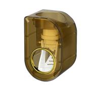 Presse-dentifrice Léger De Luxe - Tube En PET PP, Support Anti-poussière, Gadget De Salle De Bain Créatif Avec Support Adhésif Et Design Zéro Gâchis | Organisation Quotidienne Du Dentifrice Pour