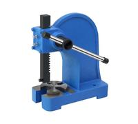 Presse d'établi en fonte robuste - Presse manuelle de 2 tonnes pour rivetage et poinçonnage - Hauteur maximale de 21 cm - Idéal pour le travail des métaux et la fabrication