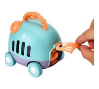Presse Et Go Voiture - Voiture De Jouets | Inertia Press and Go Small Car | Animal Mignon Pressant De Véhicule De Friction Coulissante | Jouet De Motricité Fine Pour Les Garçons Et Les Filles