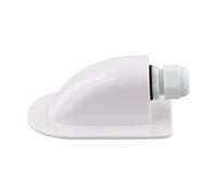 Presse-étoupe de toit sans perçage pour boîte de jonction de câble solaire de 2,5 à 6 mm² pour camping-car, bateau, caravane, panneau PV, noir (blanc)