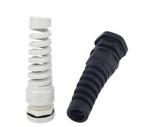 Presse-étoupe étanche PG7, 5 pièces/paquet, Joint Anti-flexion en plastique M12, Nylon PA66, Joint Anti-Torsion, connecteur PG9/11/13.5/16/19/21(PG19 GY 5pcs)
