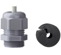 Presse-étoupe Jacob K345-1025-00 avec décharge de traction M25 Polyamide gris clair (RAL 7035) 1 pc(s)
