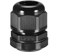 Presse-étoupe PG21, 3 trous, étanche IP68, Joint en Nylon, contre-écrou réglable for fil de 6.2 à 8mm diamètre