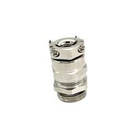 Presse-étoupe, Tailles multiples en laiton de connecteur joint serrure double des presse-étoupes métal IP68(M22X1.5 fit 10-14mm)