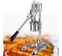 Presse-frites manuel avec 12 trous, machine à frites longues avec panier pour des bandes de pommes de terre frites parfaites