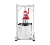 Presse-fruits hydraulique, 12 l, presse-vin à pression 3 T, en acier inoxydable, presse-vin, multifonction, en acier inoxydable, avec filtre à vin, pour brassage domestique, vin, jus
