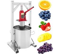 Presse-fruits hydraulique manuel en acier inoxydable pour pommes, raisins, baies et légumes, capacité de 12 L/22 L/36 L, idéal pour la transformation des fruits à la maison