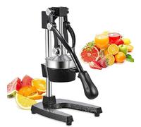 Presse-fruits manuel avec grande sortie de jus et base antidérapante pour presser efficacement divers fruits