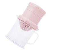 Presse-fruits Manuel Multifonction Cuisine, Mini Modèle Rose | Plastique, Filtre les Écorces D’agrumes, Nettoyage Facile, pour Fruits et Légumes, Usage Quotidien