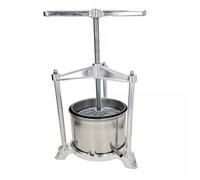 Presse fruits Maxi 5L acier inox double panier - Presse à pommes et jus stable