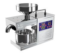 Presse Huile de Colza/Tournesol/Dolive,Presse à Huile Électrique 820W, Extracteur d'Huile Multifonction Noix de Coco/Amandes/Graines, Usage Maison & Commerce