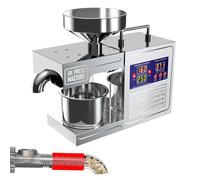 Presse Huile de Tournesol,Broyeur Oléifère Multigrains 820W, Pour Olives/Noix/Amandes/Graines, Faible Consommation (0.6 kWh), Haut Débit,Pour usage domestique et commercial