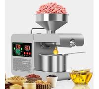 Presse-huile électrique automatique à presse à huile, Extracteur Chaud Et Froid Contrôle, presse-huile commerciale, presse huile olive, pour Graines de Lin Cacahuètes Sésame Tournesol