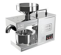 Presse Huile Olive Automatique,Presse Huile Commerciale,Acier Inoxydable Qualité Alimentaire,Extracteur Graines Noix électrique Chaud Froid Commercial pour Cacahuètes,Soja