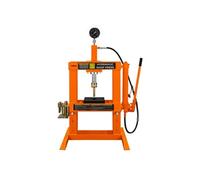 Presse hydraulique 10t Manuelle Autoportante 3 Niveaux Atelier Bricolage DIY Orange G