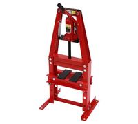 Presse hydraulique 6 tonnes, presse manuelle d'atelier pour garage et travail du métal | Presse hydraulique stable avec 3 niveaux de hauteur et soupape de sécurité | Idéal pour les changements de