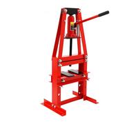 Presse hydraulique 6T - Presse d'atelier manuelle pour garage et travail du métal - Presse hydraulique stable avec 3 niveaux de hauteur et valve de sécurité - Idéal pour le changement de roulement, le
