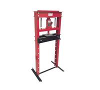 Presse hydraulique d'atelier avec plaques mobiles, presse au sol robuste et réglable for réparation professionnelle en garage(20T)