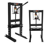 Presse hydraulique d'atelier de 6 tonnes - Presse hydraulique de 6 tonnes pour garage et professionnel - Presses d'atelier en H avec plaques d'estampage pour plier, redresser ou presser des pièces
