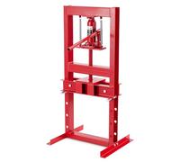 Presse hydraulique de 6 tonnes, presse hydraulique d'atelier avec cadre en H, presse hydraulique d'établi avec 2 plaques de presse, presse d'atelier de garage, hauteur de table de travail réglable