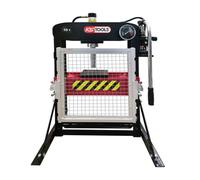 PRESSE HYDRAULIQUE D'ÉTABLI 15 T AVEC GRILLE KS TOOLS POMPE HYDRAULIQUE 2 VITESSES 160.0112 KS TOOLS - 160.0112