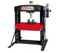 KS Tools - 160.0112 - Presse hydraulique d'établi - presse hydraulique 15 tonnes - Pompe hydraulique 2 vitesses