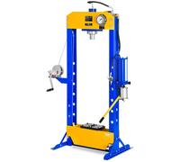 MSW Presse d'Atelier Hydropneumatique MSW-WP-30T-P (Force de Pression Max. de 30 000 kg, Hauteur de Travail 30-1. 030 mm, réglable en Hauteur sur 7 Positions)