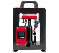Presse hydraulique Rosin 5 tonnes - Presse à chaleur manuelle avec double plaques chauffantes et affichage numérique LED - Température réglable pour l'extraction des herbes et du pollen - Presse de
