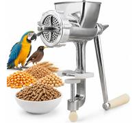 Presse Manuelle en Acier Inoxydable for Granulés d'Aliments des Animaux | Avec Tailles de Matrices 1.5-8mm et Lames Amovibles for le Fraisage d'Aliments Oiseaux Poissons et Lapins(5mm)