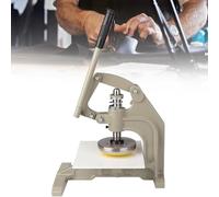 Presse manuelle pour échantillons de tissu, découpeuse à poinçon de 100 cm², outil manuel pour épaisseur de 0,1 à 10 mm pour le test du GSM textile, cuir, papier et tapis