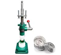 Presse manuelle pour tarte aux œufs - Outil de moulage pour cupcakes et crème anglaise avec ensemble complet de moules pour la fabrication de délicieuses tartes gaufrées