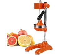Presse-orange, presse-agrumes manuel, Presse-agrumes en fonte, Broyeur avec 2 moules pour jus frais rapide, Parfait pour les stands de limonade Orange
