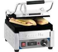 Casselin CGPRRPPT - Grill Panini Petit Premium Rainurée - Rainurée avec minuteur