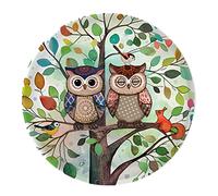Presse-Papier Couple De Chouettes Dans L'arbre