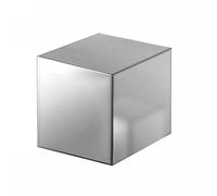 Presse-papier Cube solide en acier inoxydable 304, bloc carré poli, 20mm à 55mm, Durable et résistant à l'érosion, 1 pièce(45x45x45mm)