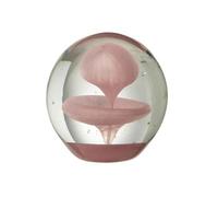Presse-Papier Déco "Bulle en Verre" 10cm Rose