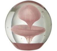 Presse-Papier Déco "Bulle en Verre" 10cm Rose Rose G