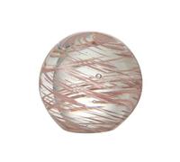 Presse-Papier en Verre "Tourbillon" 10cm Rose