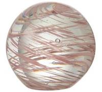 Presse-Papier en Verre "Tourbillon" 10cm Rose Rose G