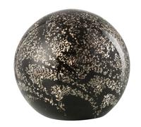 Presse-Papier Stardust Noir Et Or En Verre 8 Cm