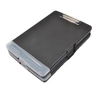 Presse-papiers A4 avec rangement, dossier à pince en métal 2 en 1 avec étui à stylos, organisateur de bureau pour soins infirmiers, ouverture folio pour bureau, travail