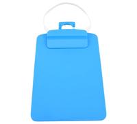 Presse-papiers avec Crochet A5 en Plastique Bleu pour Soins Infirmiers | Pochette à Compartiment, Couvercle Rigide, Clip Intégré, pour Tickets, Comptoirs et Usage à Domicile