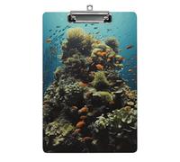 Presse-papiers Biodiversité avec trou de suspension, 8,5" x 12,5" standard A4 en acrylique, support de papier ultra léger et incassable pour le bureau et la maison