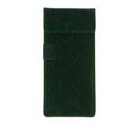 Presse-papiers de Commande en PU Vert et Porte-stylo Intégré | Format Compact 21x10cm, Double Couche, pour Reçus et Factures, Service à Table, Commerces, Hôtels, Style Professionnel
