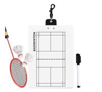 Presse-papiers De Volley-ball - Tableau D'entraînement Du Plan De Badminton | Tableau Blanc De Badminton Pour Les Conseils Techniques, L'organisation De La Formation, La Planification Des Files D'atte