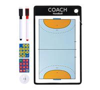 Presse-papiers d'entraîneurs effaçable, presse-papiers de handball pour entraîneurs - Tableau d'entraînement avec marqueur magnétique de handball - Tableau effaçable