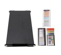 Presse-papiers d'infirmière en alliage d'aluminium et porte-papiers cliniques trifiables portables en PVC avec clips et porte-stylos pour étudiants