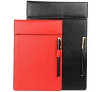Presse-papiers Et Porte-formulaires A4 A5 A6 Presse-papiers avec Porte-Stylo Cuir PU Fichier Magnétique Profil en Papier Presse-papiers Tablette D’écriture Tapis, A5 Black