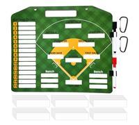 Presse-papiers magnétique de baseball - Planche de match de baseball courte, presse-papiers -up de baseball |accessoires de coaching de baseball, accessoires de baseball Dugout Tableau blanc pour