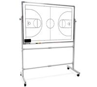 Presse-papiers Magnétique de Basket-Ball, Tableaux Blancs D'entraînement à roulettes Double Face, Surface D'écriture Lisse, avec Marque Magnétique, Stylo et Gomme, for Enseigner